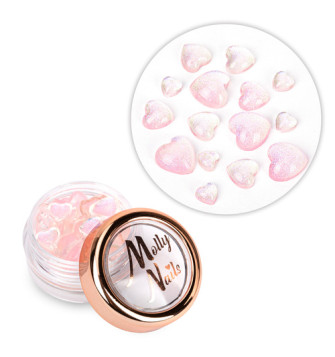 Nagų dekoracijos širdelės...