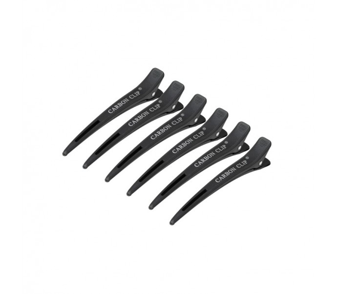 Plaukų segtukai-spaustukai "CARBON E-15 11,5cm" 10 vnt.