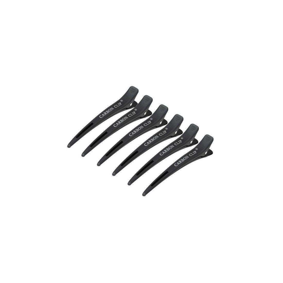 Plaukų segtukai-spaustukai "CARBON E-15 11,5cm" 10 vnt.