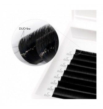 C, 0.07,  Black, 7-13 mm "POSH LASHES 60 Minute" blakstienos