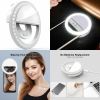 Žiedo formos led šviesos lempa "selfie ring"