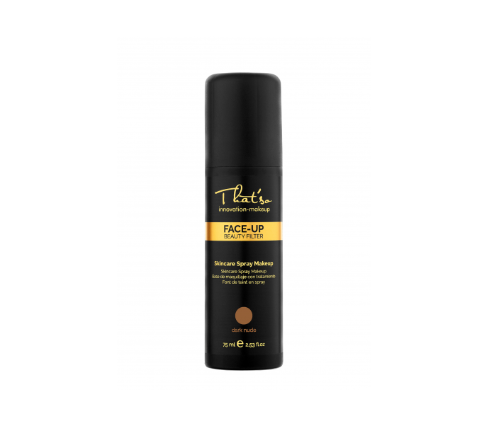 THAT`SO Purškiamas makiažas-pudra "Dark Nude" Face Up Beauty Filter