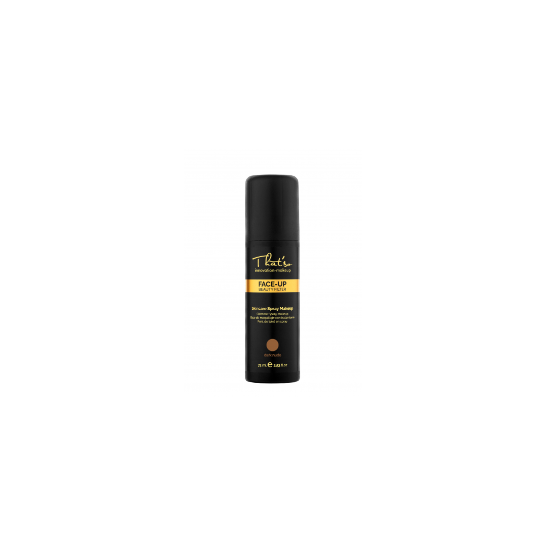 THAT`SO Purškiamas makiažas-pudra "Dark Nude" Face Up Beauty Filter