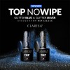 CLARESA Top No Wipe 5g Glitter Silver