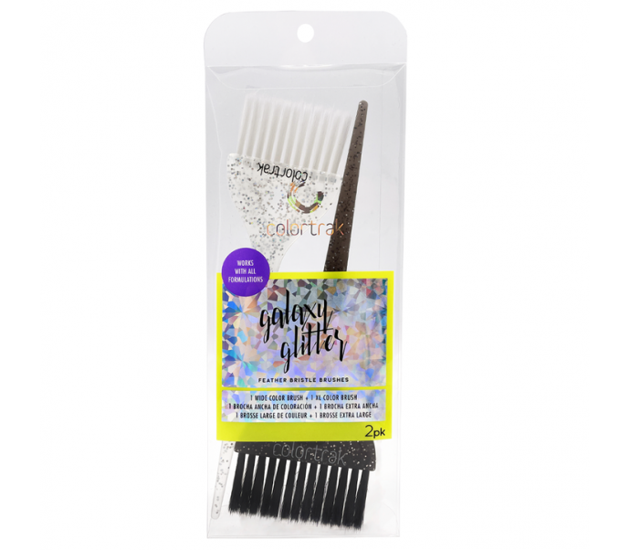 COLORTRAK Dažymo šepetėliai"GALAXY GLITTER" 2vnt.