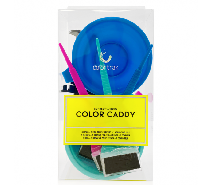 COLORTRAK Dažymo šepetėlių ir indelių rinkinys "COLOR CADDY"