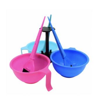 COLORTRAK Dažymo šepetėlių ir indelių rinkinys "COLOR CADDY"