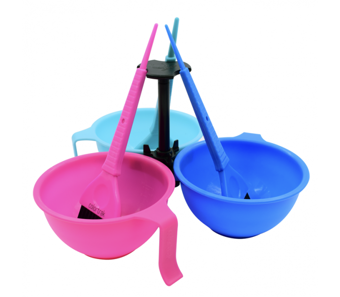 COLORTRAK Dažymo šepetėlių ir indelių rinkinys "COLOR CADDY"