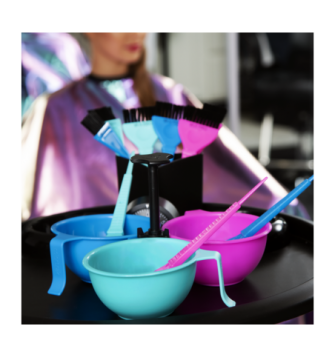 COLORTRAK Dažymo šepetėlių ir indelių rinkinys "COLOR CADDY"