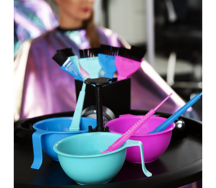 COLORTRAK Dažymo šepetėlių ir indelių rinkinys "COLOR CADDY"