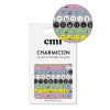 E.Mi Charmicon 3D Silikoniniai lipdukai Nr. 197 Colored Smiles