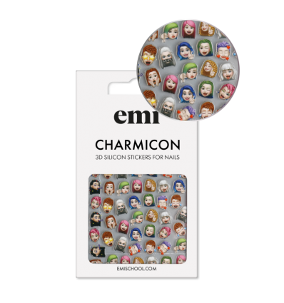 E.Mi Charmicon 3D Silicone Stickers 203 Emoji
