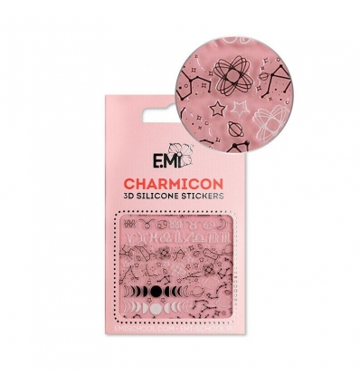 E.Mi Charmicon 3D Silikoniniai lipdukai Nr. 126 Constellations