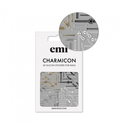 E.Mi Charmicon silikoniniai lipdukai 170 Zipper