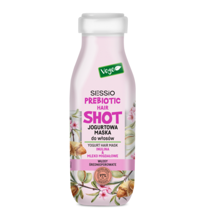 Sessio Prebiotic plauku kaukė Yogurt Shot su inulinu ir migdolų pienu, 350g