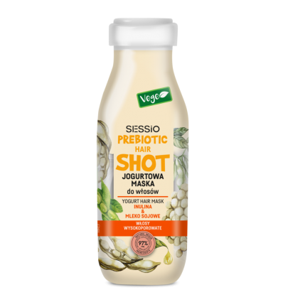 Sessio Prebiotic plauku kaukė Yogurt Shot su inulinu ir sojų pienu, 350g