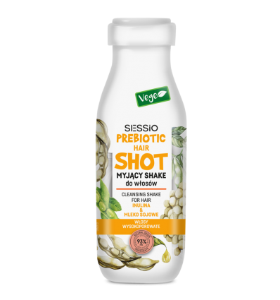 Sessio Prebiotic Shot valomasis plaukų kokteilis su inulinu ir sojų pienu, 350g