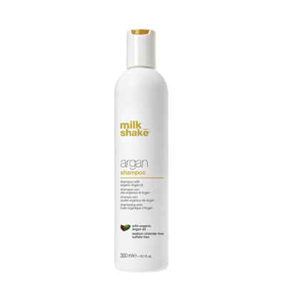 Milk Shake Argan Shampoo Šampūnas su aragnų aliejumi visų tipų plaukams 300ml