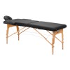 Sulankstomas masažo stalas medinis Komfort 190x70 juodas