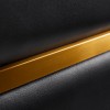 Gabbiano kirpyklos kėdė Toledo (juodas su aukso detalėmis)