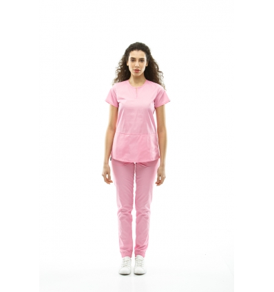 Medicininis kostiumas rožinis