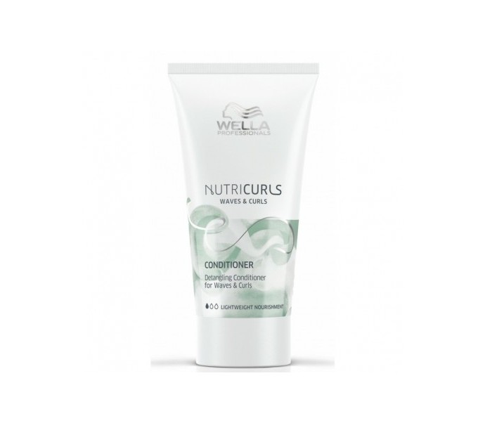 Maitinantis kondicionierius garbanotiems plaukams "Wella NutriCurls Detangling Conditioner" 200 ml