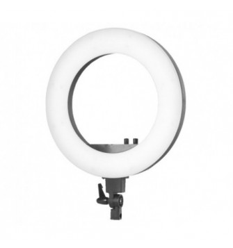 LEMPA "RING LIGHT" 18" 48W LED STACIONARI, JUODA