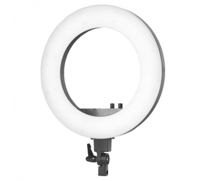 LEMPA "RING LIGHT" 18" 48W LED STACIONARI, JUODA