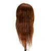 Gabbiano WZ1 kirpėjų mokymo galva, natūralūs plaukai, spalva 4H, ilgis 30cm