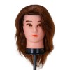 Gabbiano WZ3 kirpėjų mokymo galvutė, natūralūs plaukai, spalva 4H, ilgis 20 cm