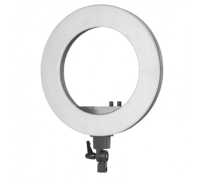 LEMPA "RING LIGHT" 18" 48W LED STACIONARI, JUODA