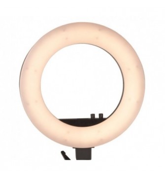 LEMPA "RING LIGHT" 18" 48W LED STACIONARI, JUODA