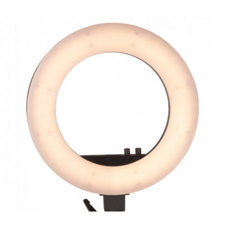 LEMPA "RING LIGHT" 18" 48W LED STACIONARI, JUODA