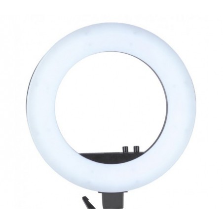 LEMPA "RING LIGHT" 18" 48W LED STACIONARI, JUODA