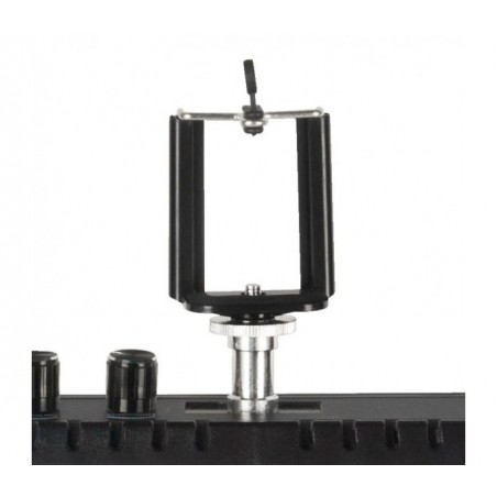 LEMPA "RING LIGHT" 18" 48W LED STACIONARI, JUODA