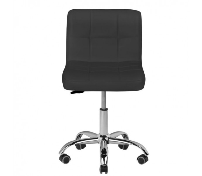 Juoda meistro kėdė su guminiais ratukais A-5299