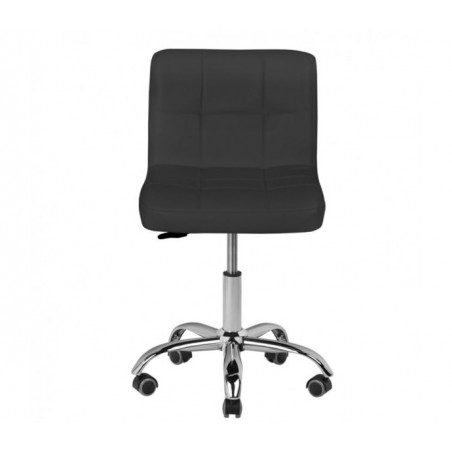 Juoda meistro kėdė su guminiais ratukais A-5299