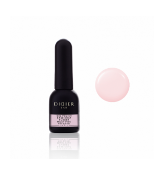 "Didier Lab" maskuojanti kaučiukinė bazė "Rubber base", Milky pink, 10ml.