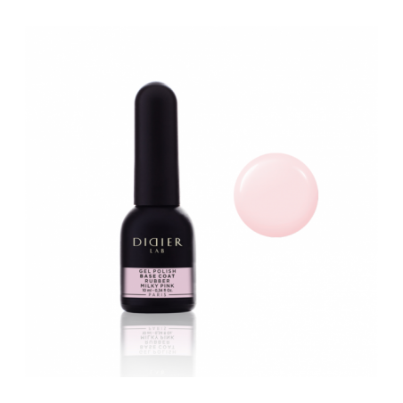 "Didier Lab" maskuojanti kaučiukinė bazė "Rubber base", Milky pink, 10ml.
