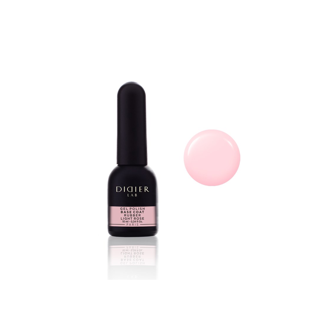 "Didier Lab" maskuojanti kaučiukinė bazė "Light Rose", Light Rose, 10ml.