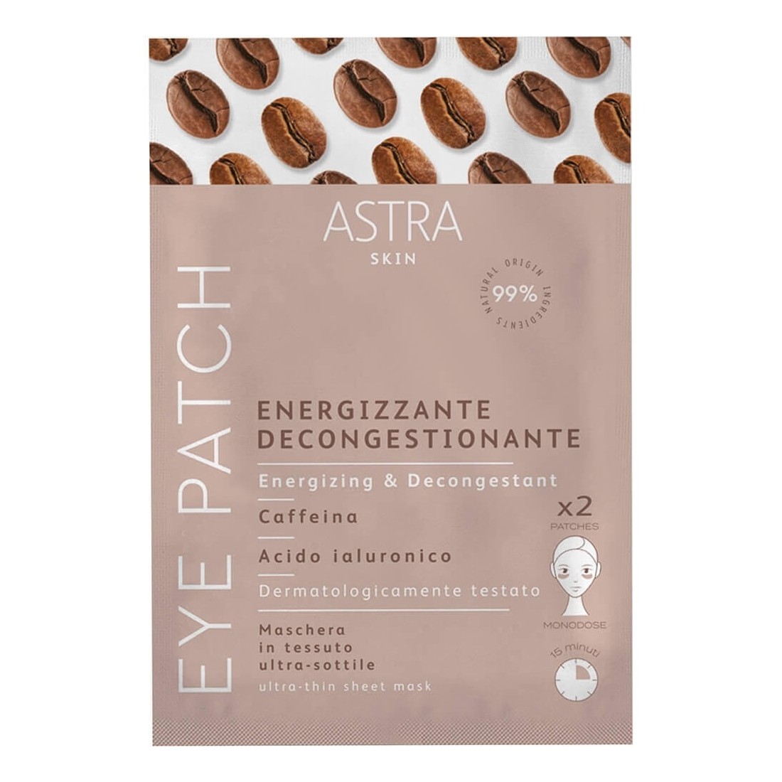 Energizuojanti paakių kaukė ASTRA