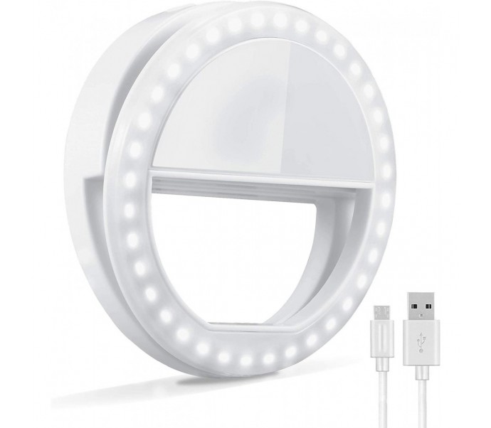 Žiedo formos led šviesos lempa "selfie ring"