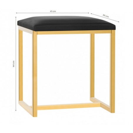 TABORET AGNES CZARNY