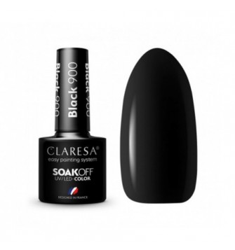 CLARESA Lakier hybrydowy BLACK 900 -5g