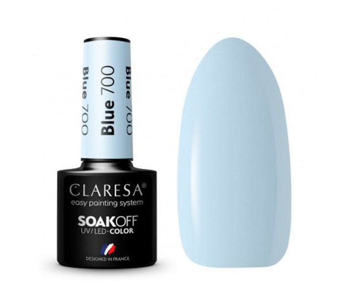CLARESA Lakier hybrydowy BLUE 700 -5g