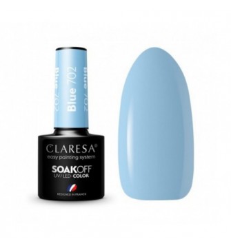 CLARESA Lakier hybrydowy BLUE 702 -5g