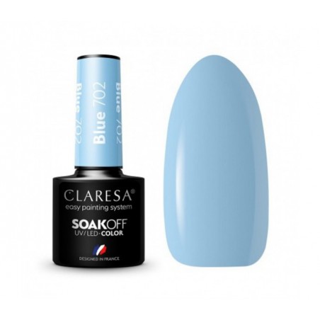 CLARESA Lakier hybrydowy BLUE 702 -5g