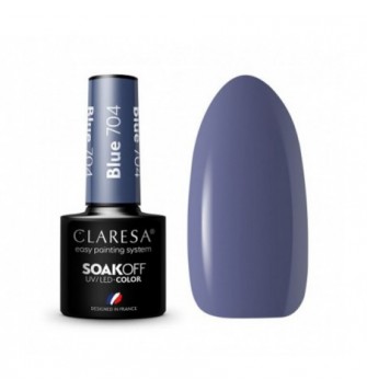 CLARESA Lakier hybrydowy BLUE 704 -5g