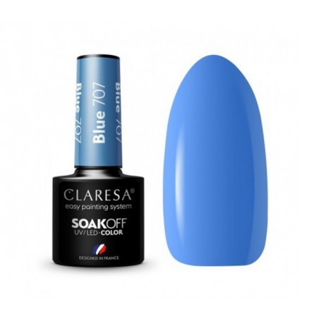 CLARESA Lakier hybrydowy BLUE 707 -5g