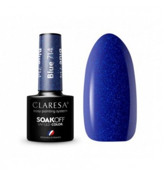 CLARESA Lakier hybrydowy BLUE 714 -5g